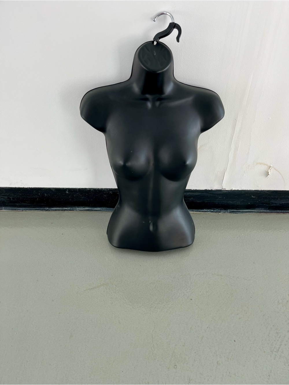 Female Torso Display Mannequin - Black